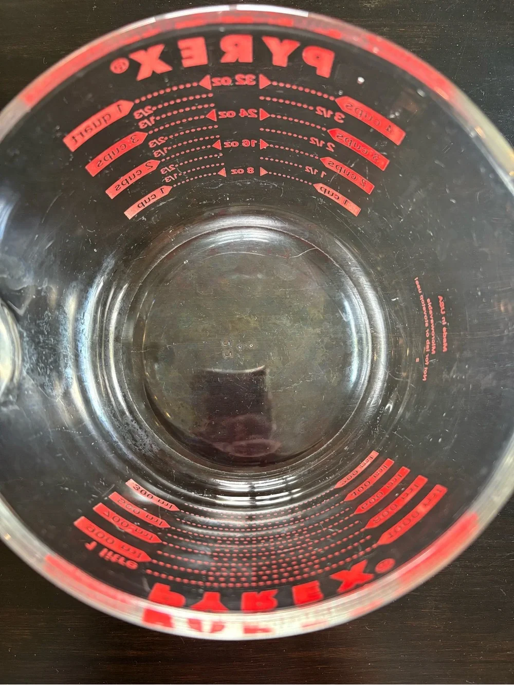 Pyrex item has